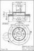 BREMBO 09.6867.10 Brake Disc